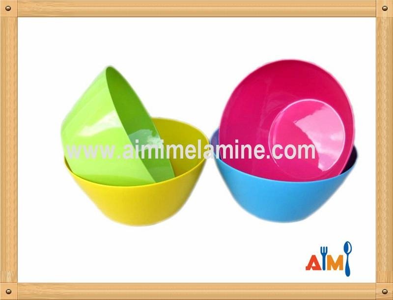  Various colorful melamine plastic bowl