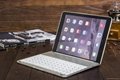 Portable Bluetooth Keyboard with Aluminium Case for iPad Air2 (silver) 3