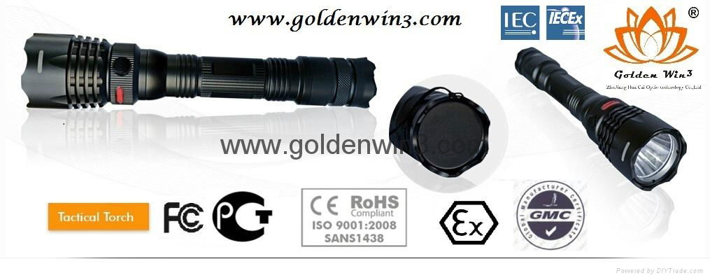 LED rechargeable flashlight,FCC torch,rechargeable torch,FCC flashlight 3