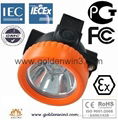 LED cordless cap lamp headlamp safety lamp helmet lamp mining lamp miners lamp 4