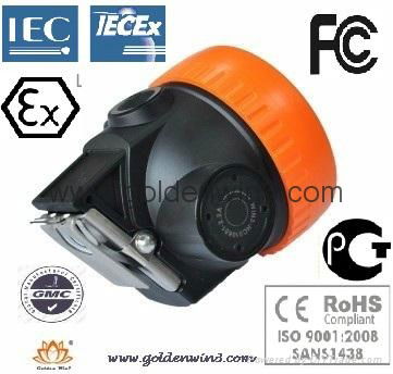 LED cordless cap lamp headlamp safety lamp helmet lamp mining lamp miners lamp 3