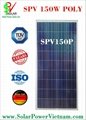 High Efficiency solar panel made in Vietnam with TUV sud certificate - 150W poly