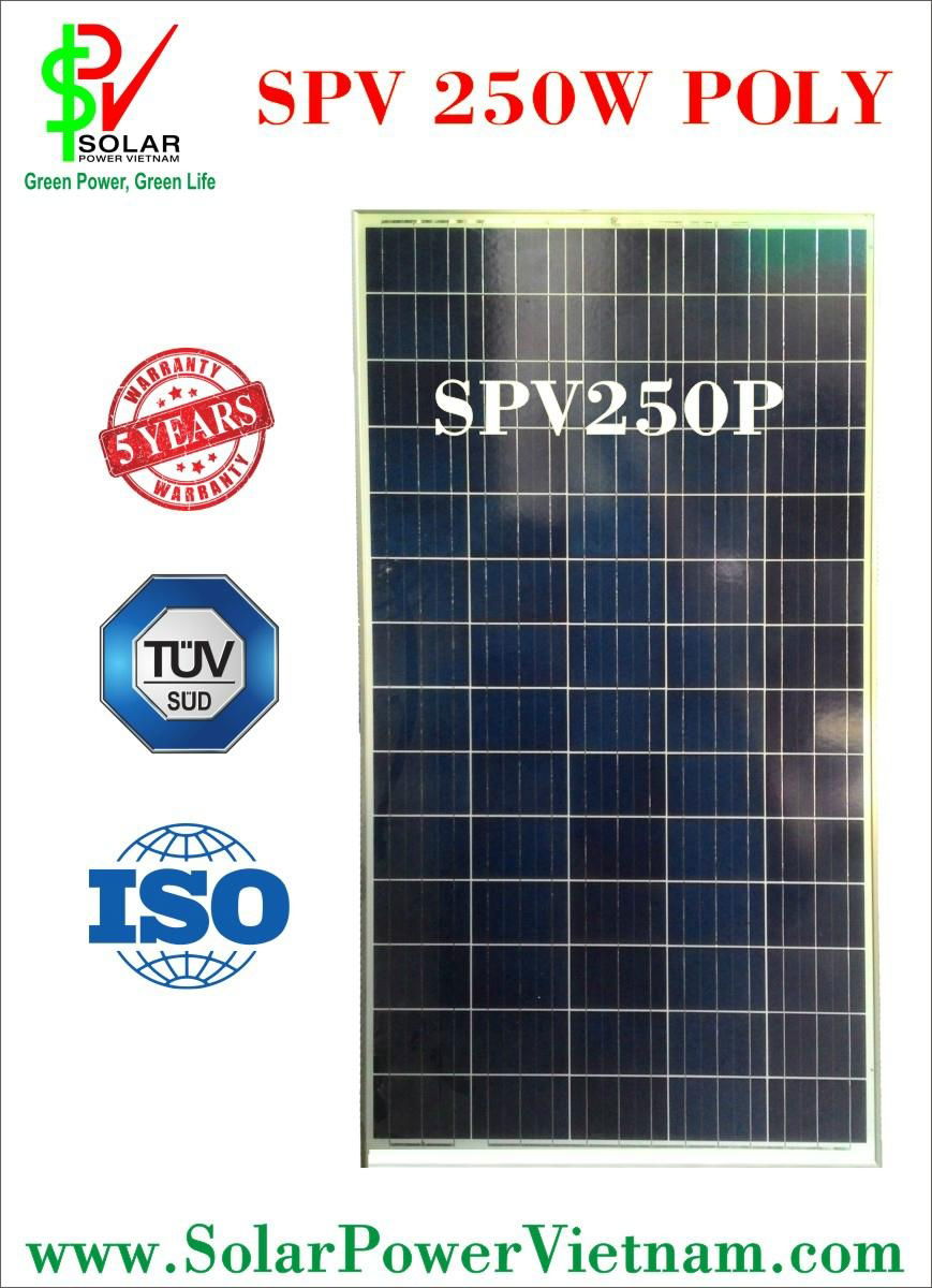 High Efficiency solar panel made in Vietnam with TUV sud certificate - 250W poly