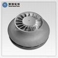 2016 OEM Customized Investment Casting Titanium Closed Impeller for pumps  5