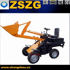 11.Hot sale lifting 2700mm with hydraulic steering system Mini Battery Loaders