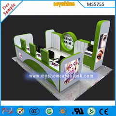 mall eyebrow threading kiosk design eyebrow threading kiosk for sale  