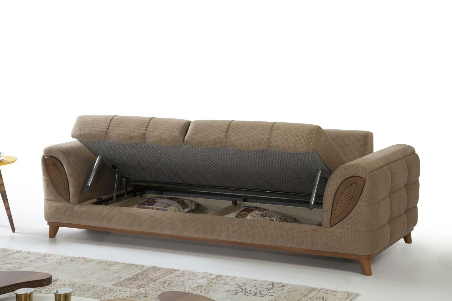 Plum Triple Sofa (Sofabed) 4