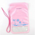 PVC dry waterproof mobile phone pouch 1