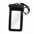 pvc dry waterproof smartphone pouch