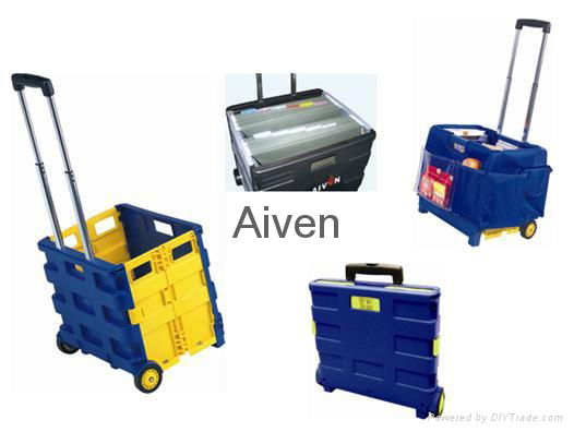 Aiven Folding Crate Cart