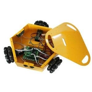 3WD Triangular 100mm omni wheel mobile robotics car 10003 2