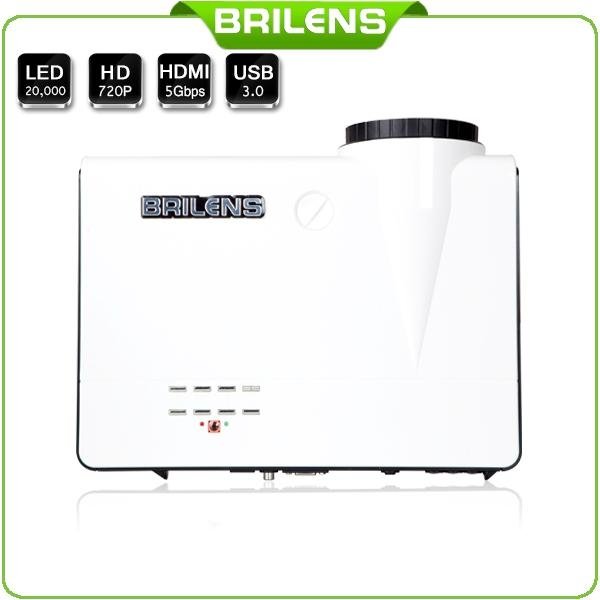 brilens EL1280 1280*800 resolution support 1080p hot sale mini projector 2