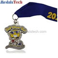  Soft Enamel Sports Medal with Sublimation  Ribbon 2