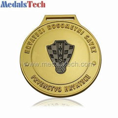 Souvenir Gift Custom Marathon Running Gold Sport  medal