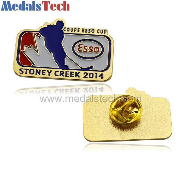 custom soft enamel golf lapel pins