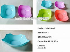 Plastic Fruit Basket Salad Bowl 