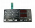 Black 3M467 / 3M468 Flat PET Membrane Switch with Ribbon Circuit 1