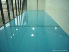 self-leveling epoxy floor coating paint