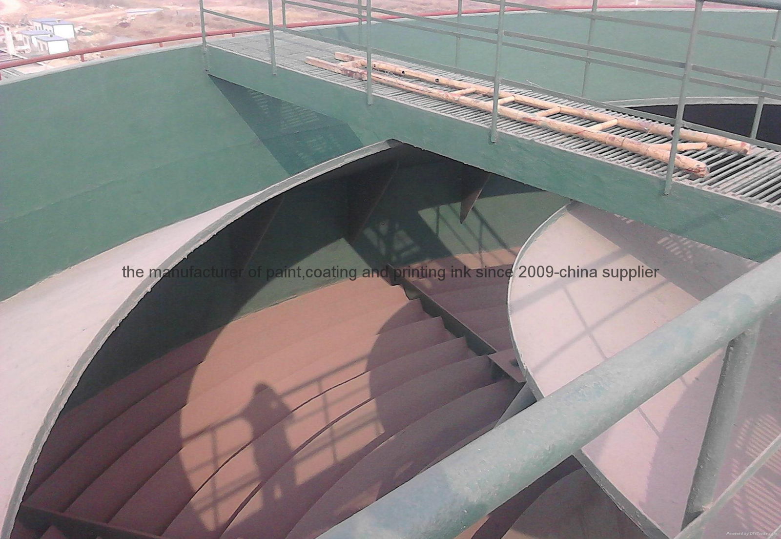 Epoxy glass flake