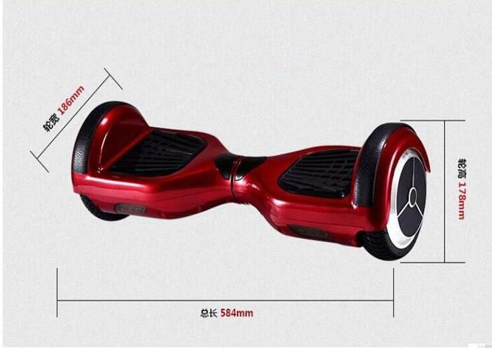 6.5 inches Classic paragraph Hoverboard 2 wheel electric  scooter balance car 5