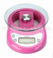 With clock kitchen scale portable mini electronic scale 2
