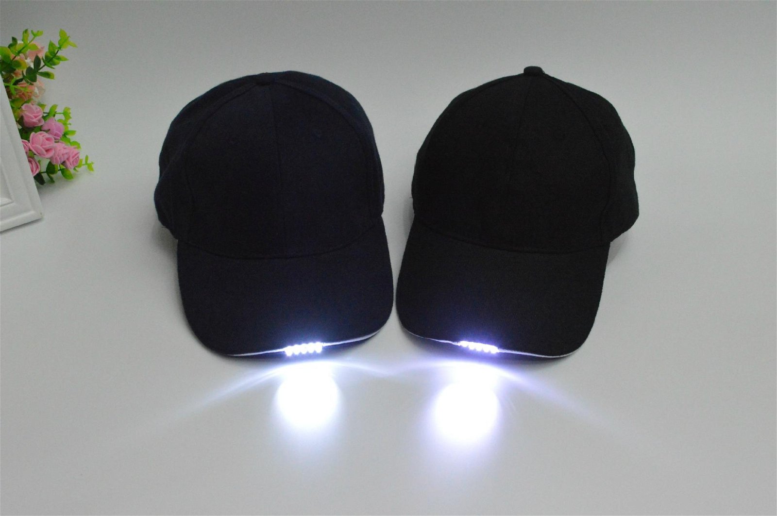 hats with lights built in