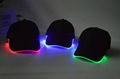 Fast Delivery Custom LED Baseball Caps With Built-in Led Lights 4