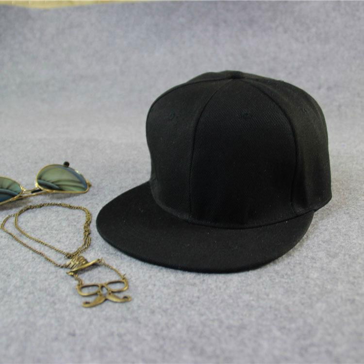 Wholesale Custom Embroidery Plain Hip Hop Cap Snapback Hat 4