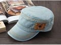 Fashion Denim Unsexy Army Cap Military