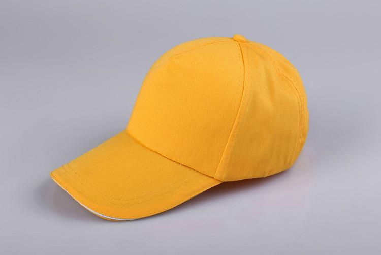 Simple Blank Colorful Cotton Baseball Cap With OEM Logo Accept 2