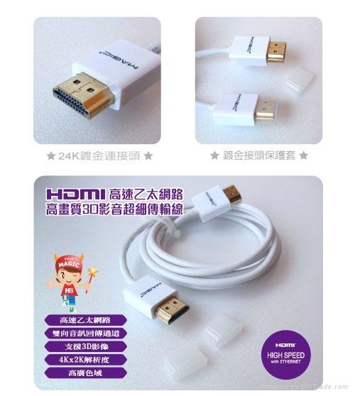 HDMI 1.4v super slim transmit cable 3