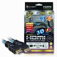  HDMI 1.4v High quality video cable (Braided)1.5M