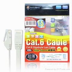 Cat.6 Super slim Hight-Speed LAN Cable- 1.5M