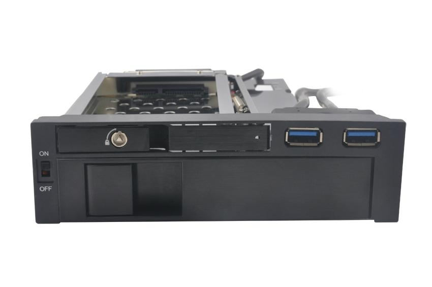 2.5+3.5in 2 Bay internal hdd enclosure with two usb3.0 hdd enclosure