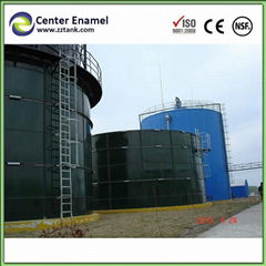 Center Enamel Drinking Water Storage Tank