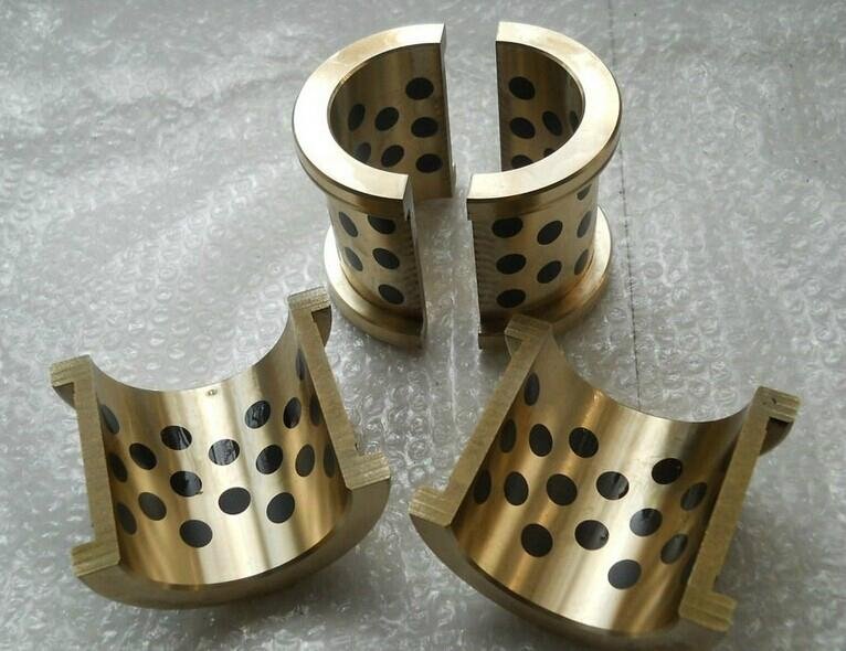Oilless self-lubricating bronze Thrust Washers with graphite 2