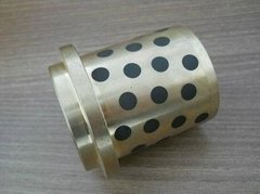 self-lubricating Oilless bronze Guide Bushes with graphite