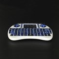 Mini wireless backlight keyboard , 2.4GHz keyboard with battery 2