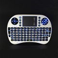 Mini wireless backlight keyboard , 2.4GHz keyboard with battery 3