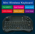 X3 ALL-IN-ONE Mini Keyboard with Touchpad for Home Office with Direction Rocker 