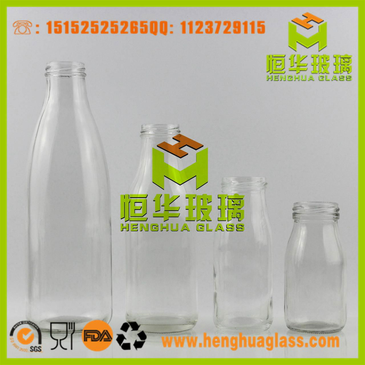 glass milk bottle 4