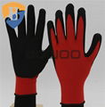 Nitrile coated safety working glove