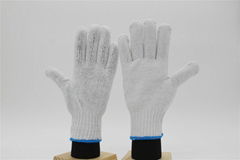 cotton knitted glove