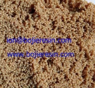 Ion exchange resin for Removal of Naturally Occuring Organics