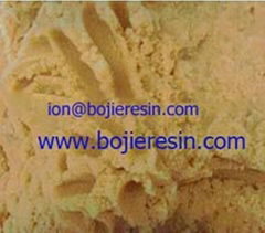 Ion exchange resin for portable exchange 