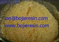 Mixed bed resin used in industrial deionization systems