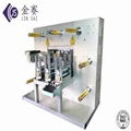 Three position round knife machine