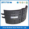 high quality semi trailer brake shoe set 4515 3