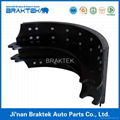 high quality semi trailer brake shoe set 4515 4