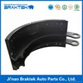 semi trailer truck mounted brake linings